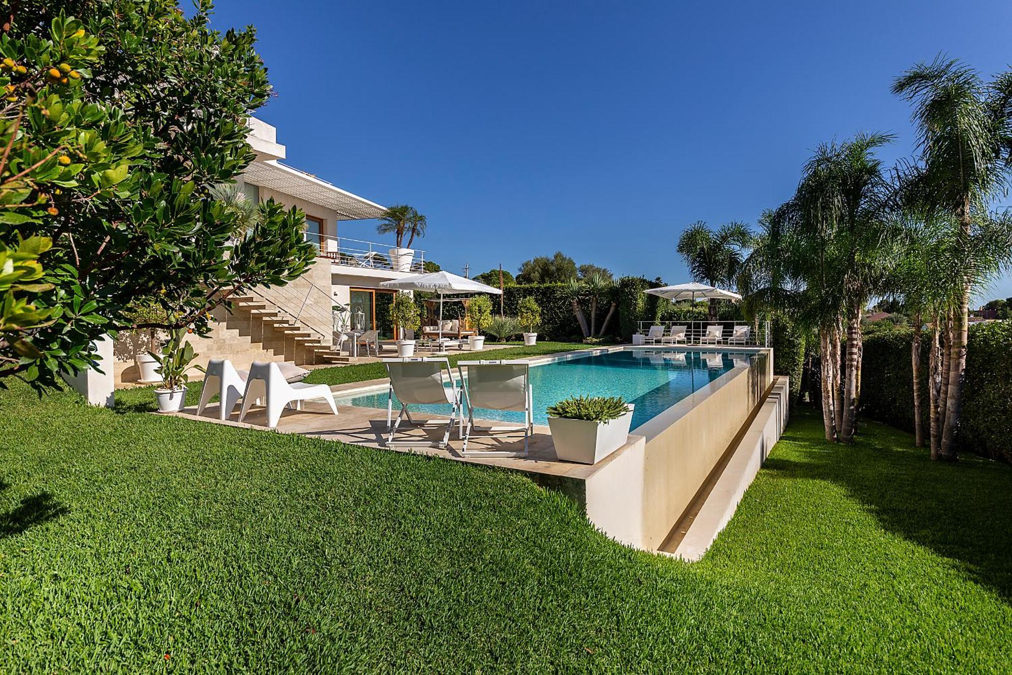 Attalaya Appartamento In Villa Con Piscina E Giardino Noto Exterior foto